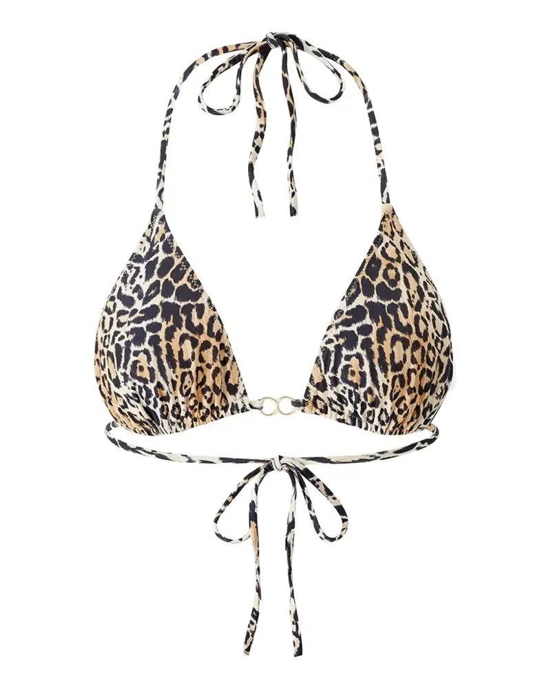 Melissa Odabash Bikinioberteil mit Leoparden-Print - Braun Braun