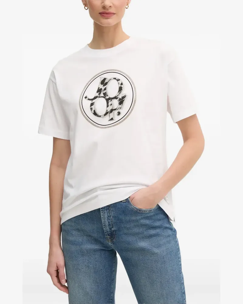JOOP! logo-emblem T-shirt - Weiß Weiß