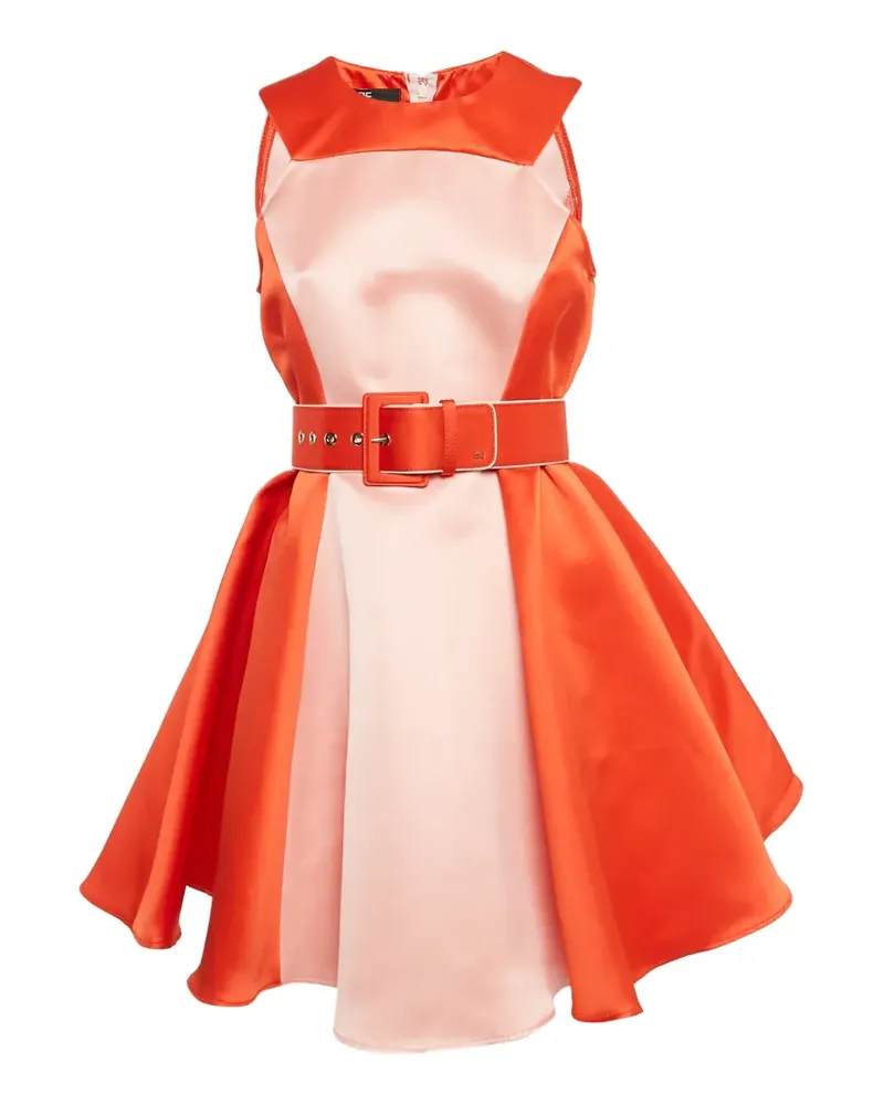 Elisabetta Franchi Ausgestelltes Minikleid - Orange Orange