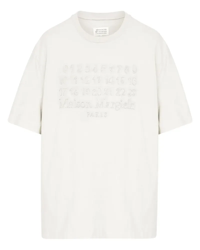 Maison Margiela T-Shirt mit Print - Nude Nude