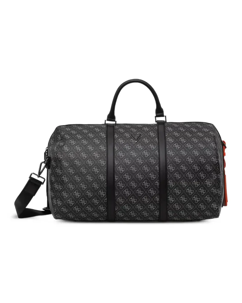 Guess Milano Triangle Reisetasche mit Logo-Print - Schwarz Schwarz