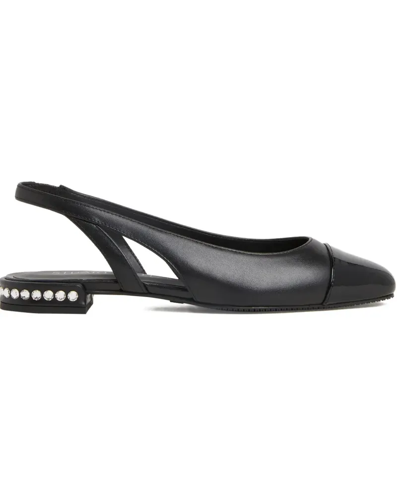 Stuart Weitzman Crystal slingback - Schwarz Schwarz