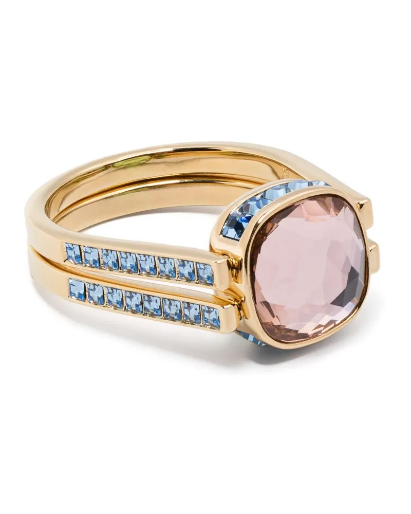 Swarovski Chroma Ring - Gold Gold
