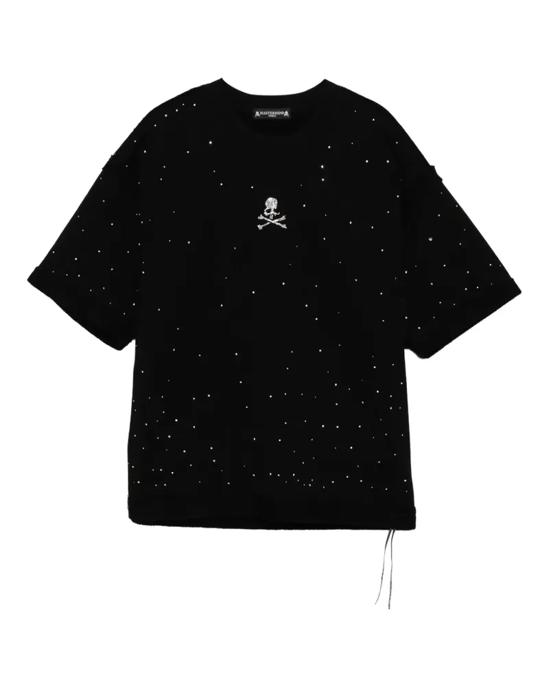Mastermind World T-Shirt mit Totenkopf - Schwarz Schwarz