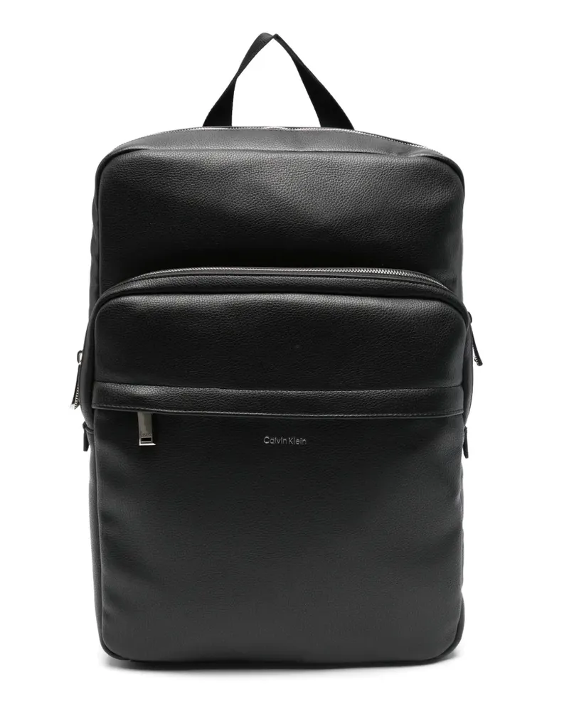 Calvin Klein logo-detail backpack - Schwarz Schwarz