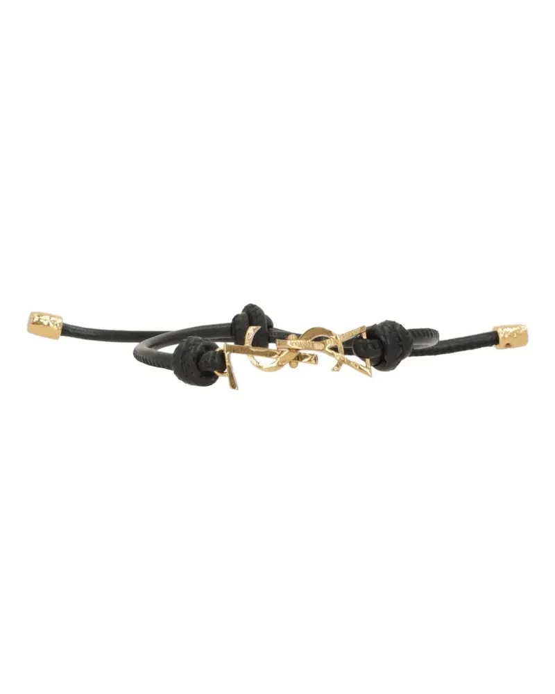Saint Laurent Cassandre cord bracelet - Gold Gold
