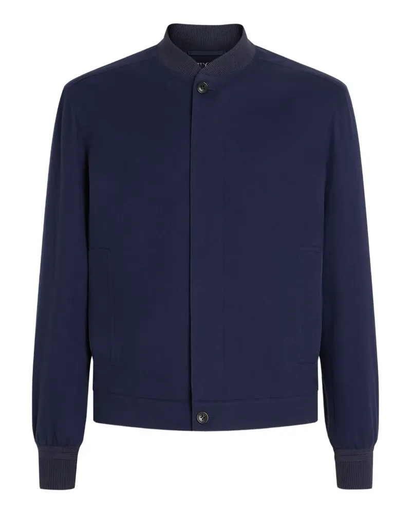 Ermenegildo Zegna Oasi Bomberjacke aus Kaschmir - Blau Blau