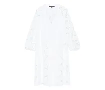 Minikleid mit Puffärmeln - Weiß