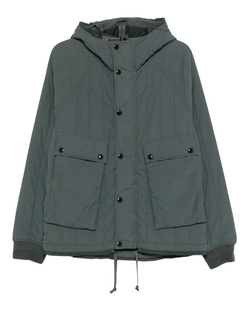 C.P. Company Gesteppte Kapuzenjacke - Grün Grün