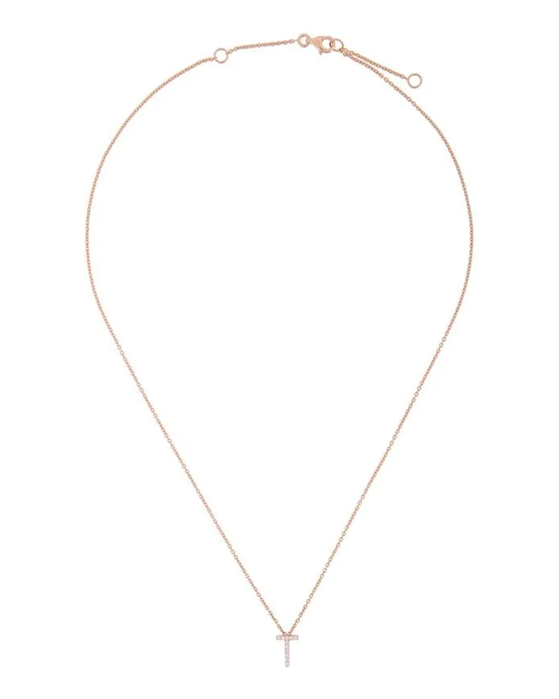 Alinka 18kt ' ID' Rotgoldhalskette mit Diamanten - Metallic Metallic