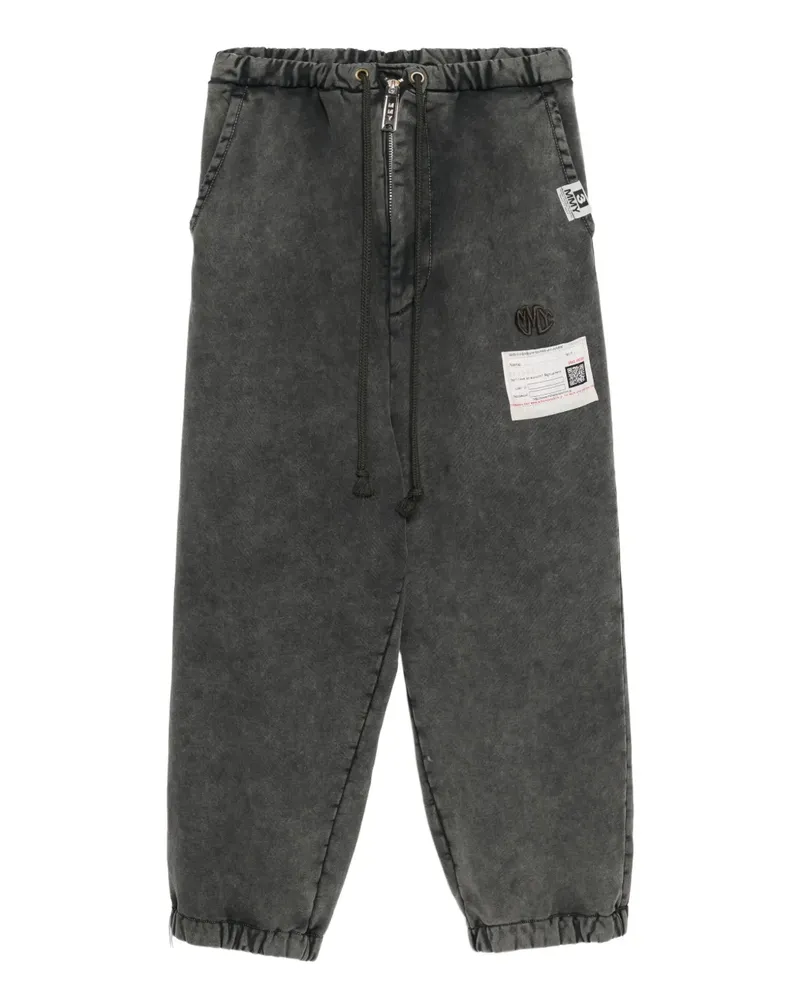 MIHARAYASUHIRO Hose mit Logo-Patch - Grau Grau