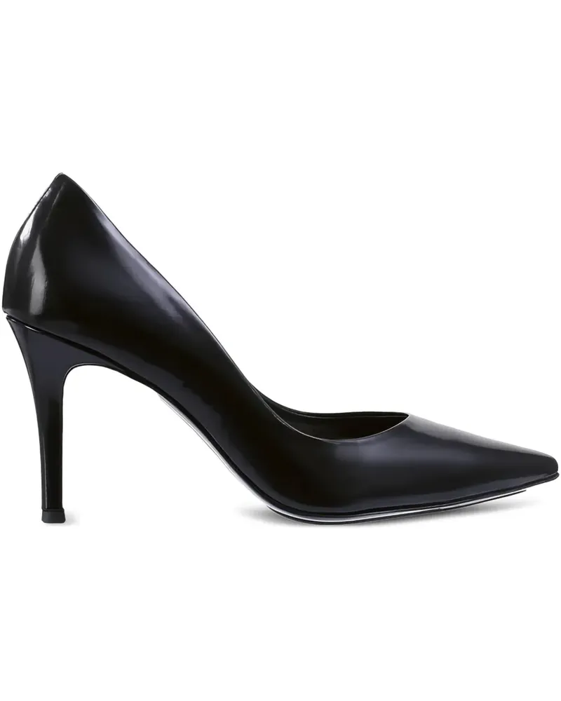Högl Spitze Boulevard Pumps mit Stiletto-Absatz - Schwarz Schwarz
