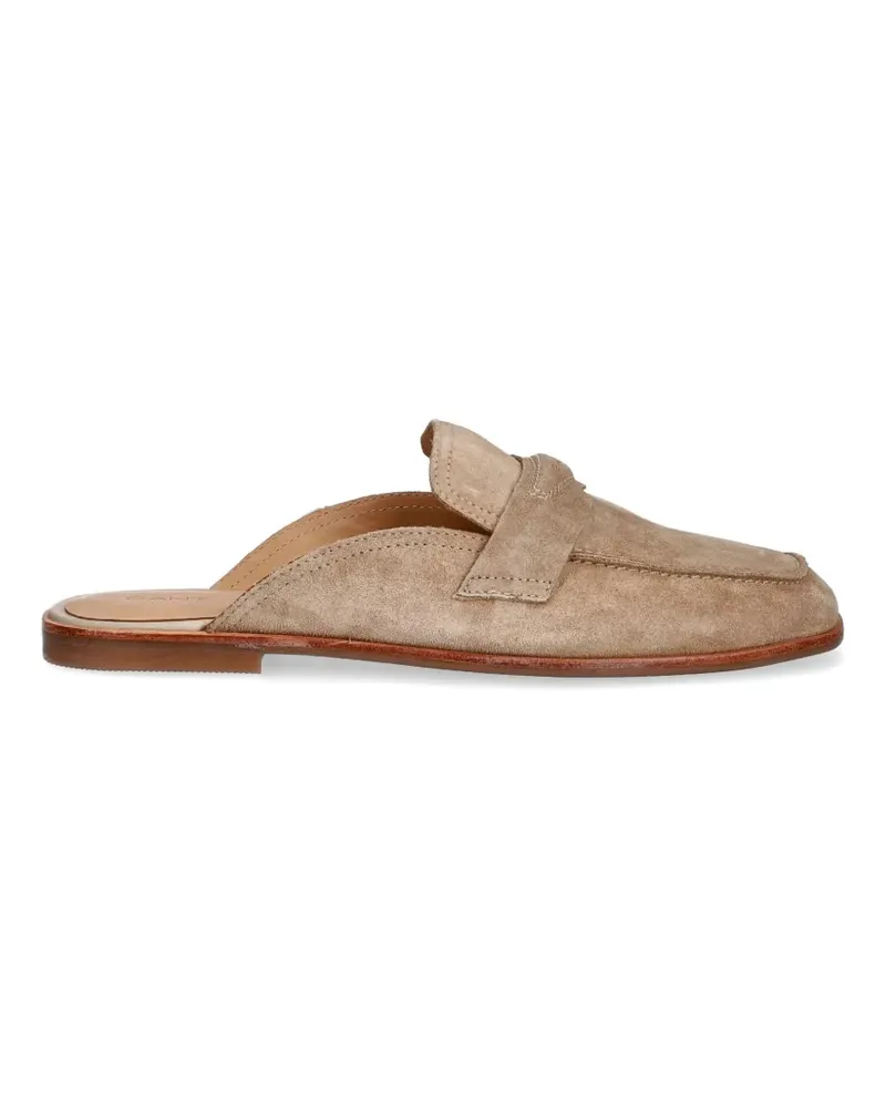 Gant Gimble suede mules - Nude Nude