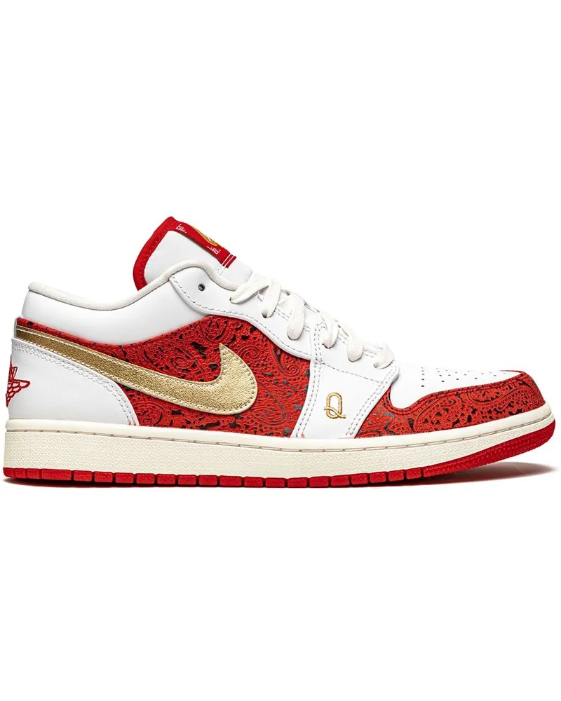 Jordan Air  1 Low Spades Sneakers - Weiß Weiß