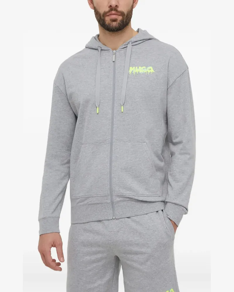 HUGO BOSS Kapuzenjacke mit Reißverschluss - Grau Grau
