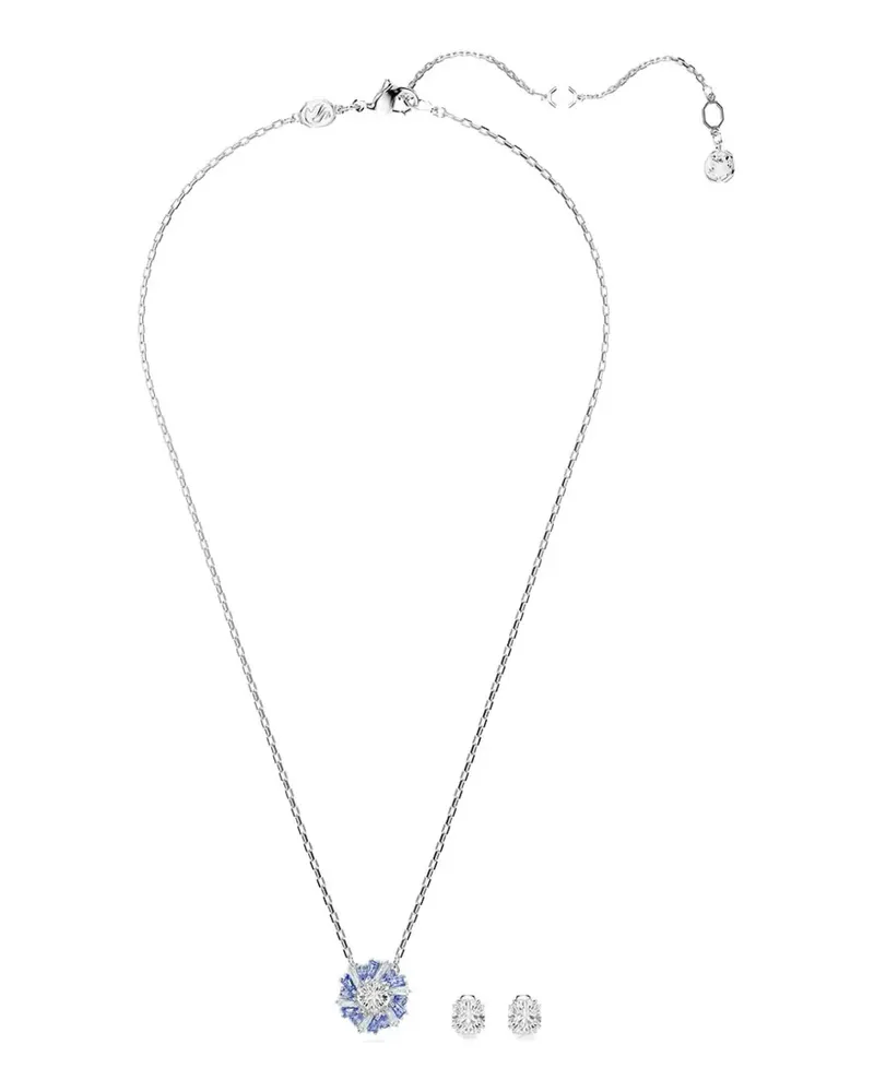 Swarovski Idyllia Halsketten-Set - Silber Silber