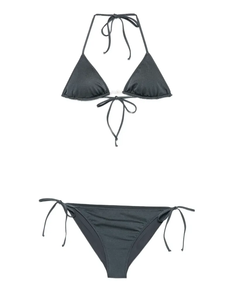 MC2 Saint Barth Virgo Plate logo-plaque triangle bikini - Grau Grau