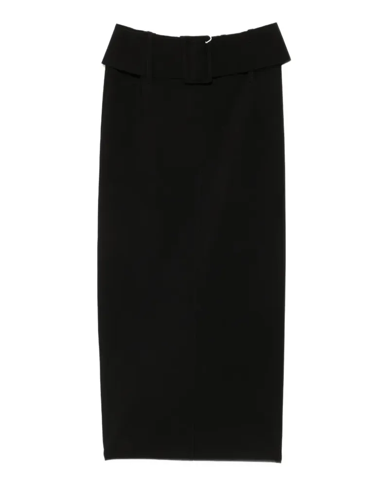 Patrizia Pepe belted pencil midi skirt - Schwarz Schwarz