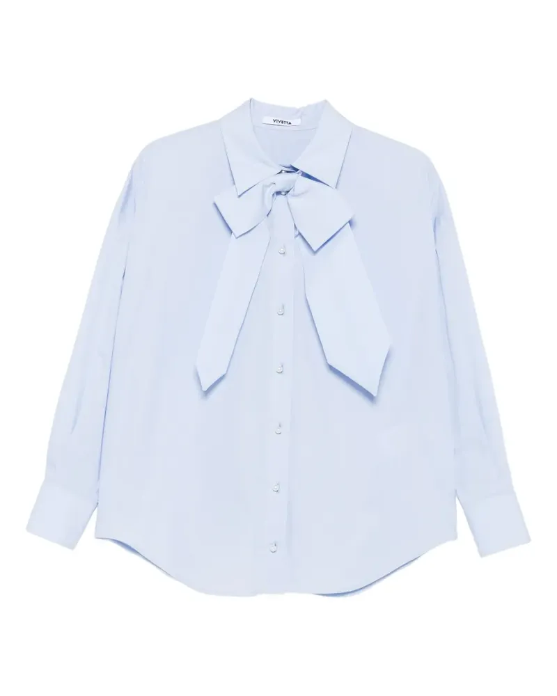 Vivetta Hemd mit Schleife - Blau Blau