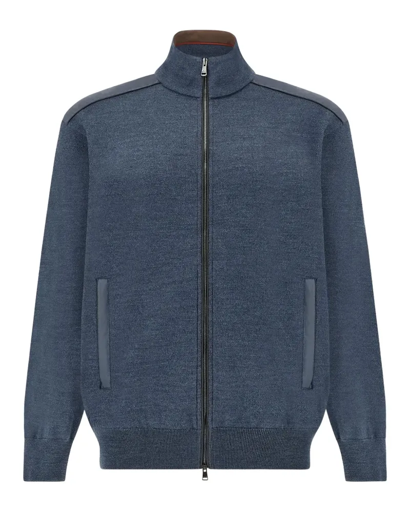 Paul & Shark Typhoon Platinum Pullover mit Reißverschluss - Blau Blau