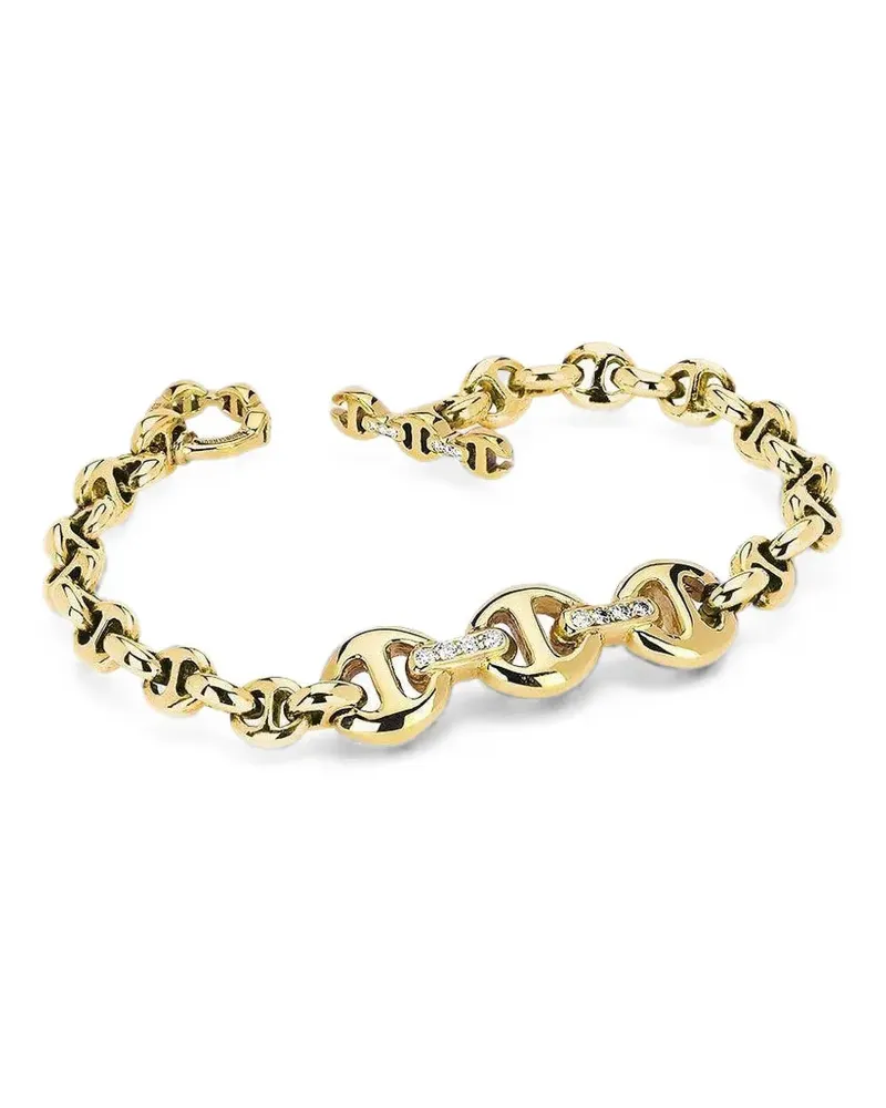 HOORSENBUHS ID diamond open-link bracelet - Gold Gold