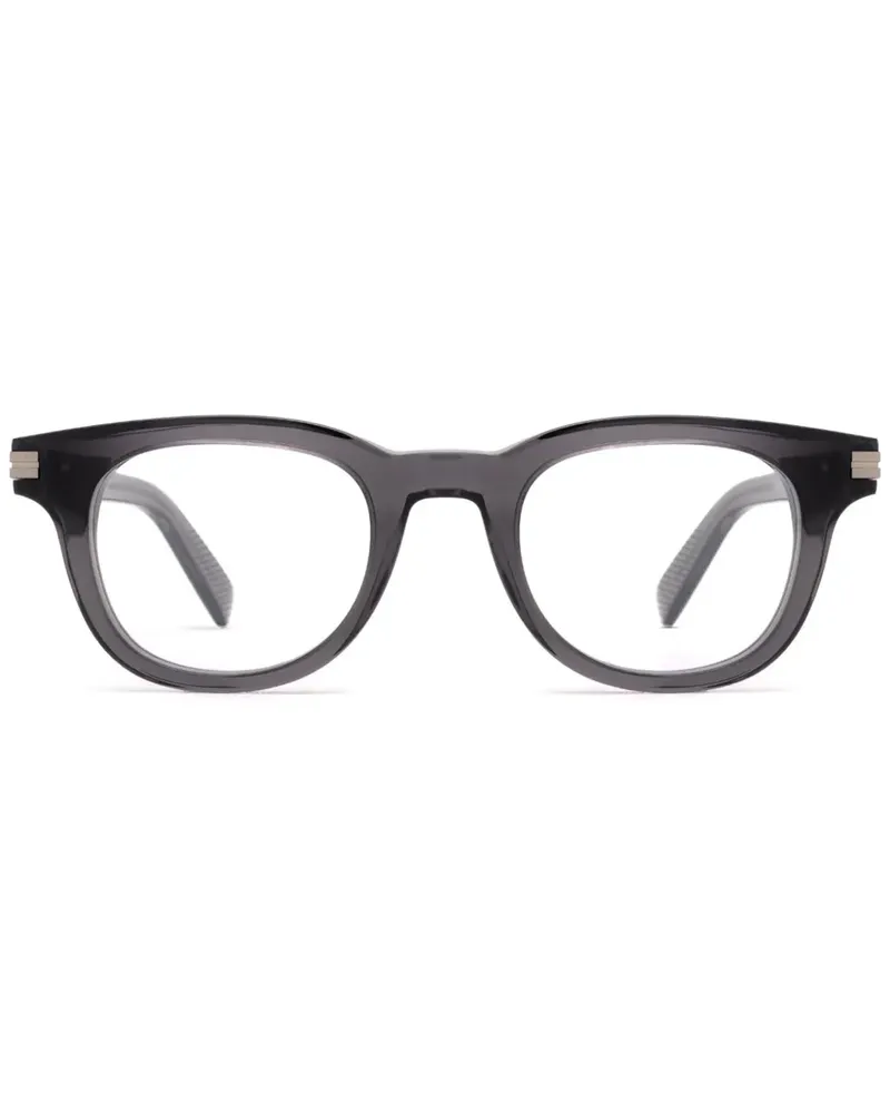 Ermenegildo Zegna Brille mit rundem Gestell - Grau Grau