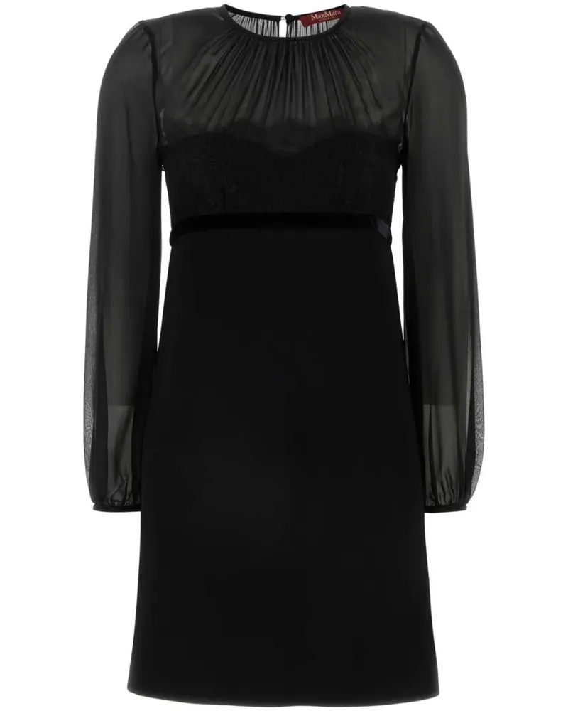 Max Mara Jader Minikleid - Schwarz Schwarz