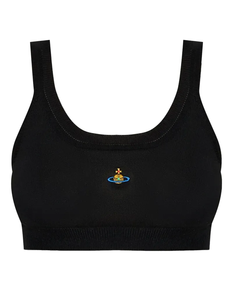 Vivienne Westwood Trägershirt aus Baumwolle - Schwarz Schwarz
