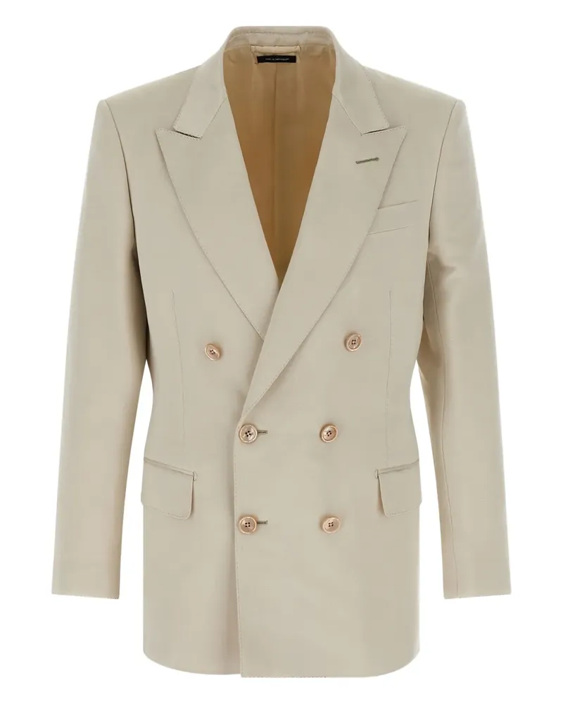 Tom Ford Doppelreihiges Sakko - Nude Nude