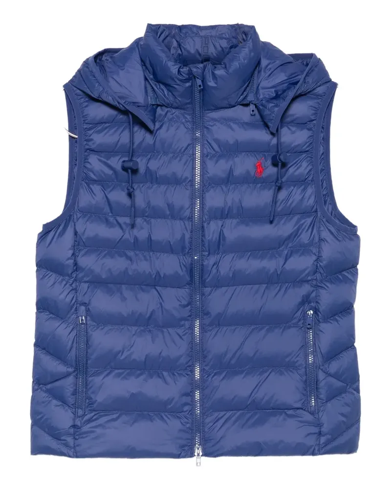 Ralph Lauren quilted hooded gilet - Blau Blau