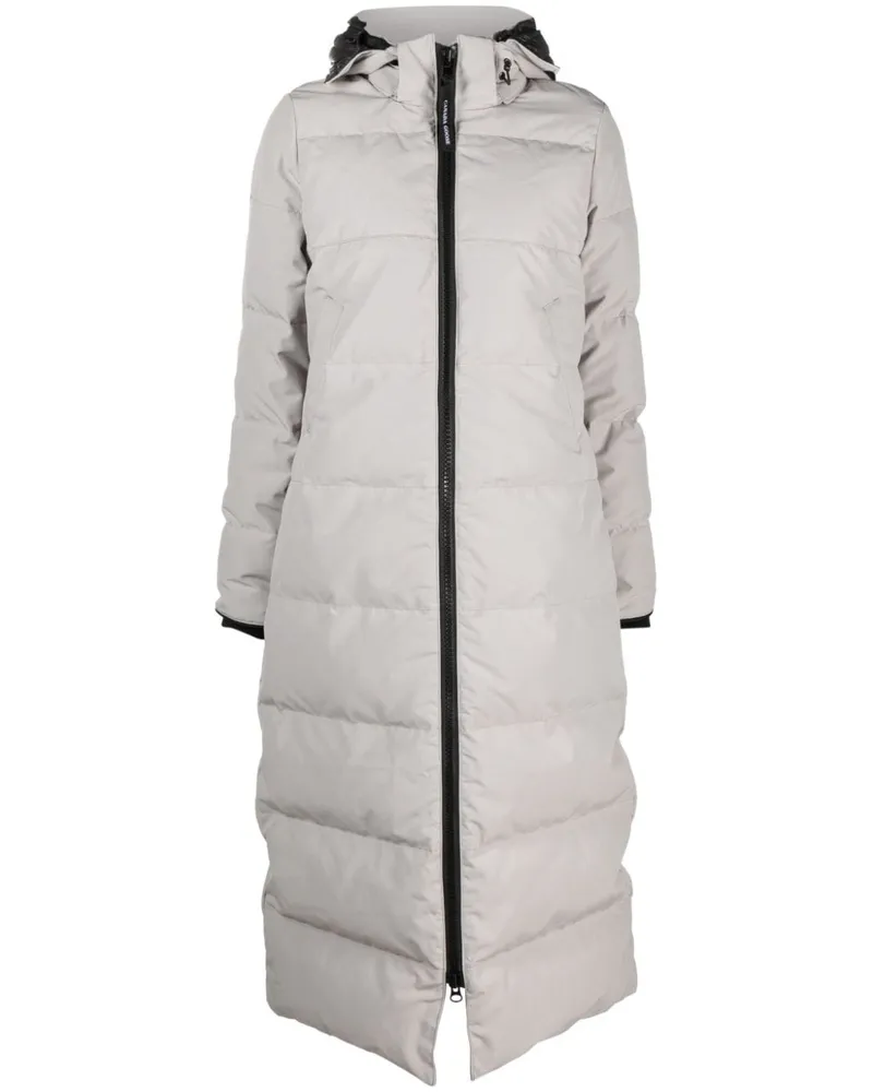 Canada Goose Mystique Kapuzenmantel mit Logo-Patch - Grau Grau