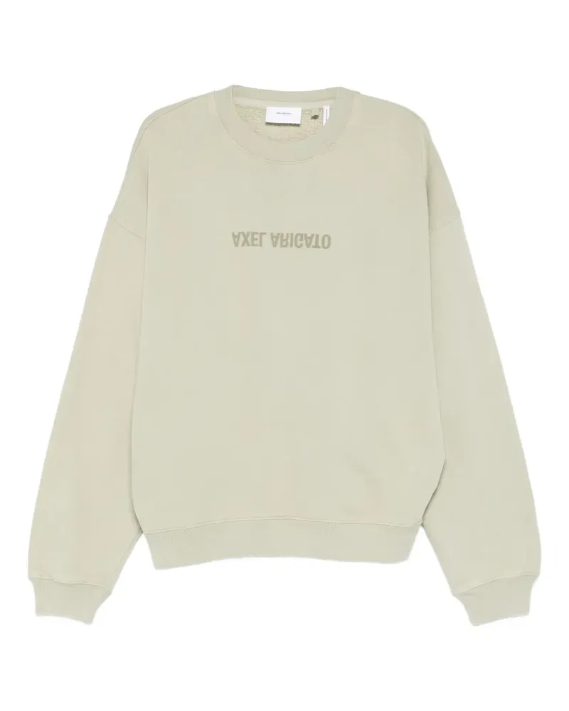 Axel Arigato Sweatshirt mit Logo-Print - Grün Grün