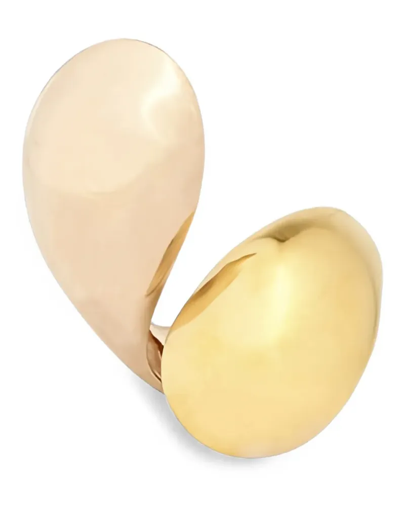 Charlotte Chesnais Gelbvergoldeter 'Petal' Sterlingsilber-Ring Gelb
