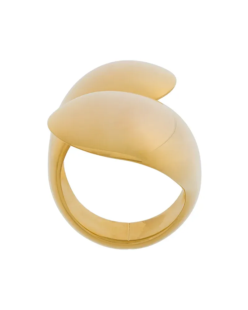 Charlotte Chesnais Gelbvergoldeter 'Petal' Sterlingsilber-Ring Gelb