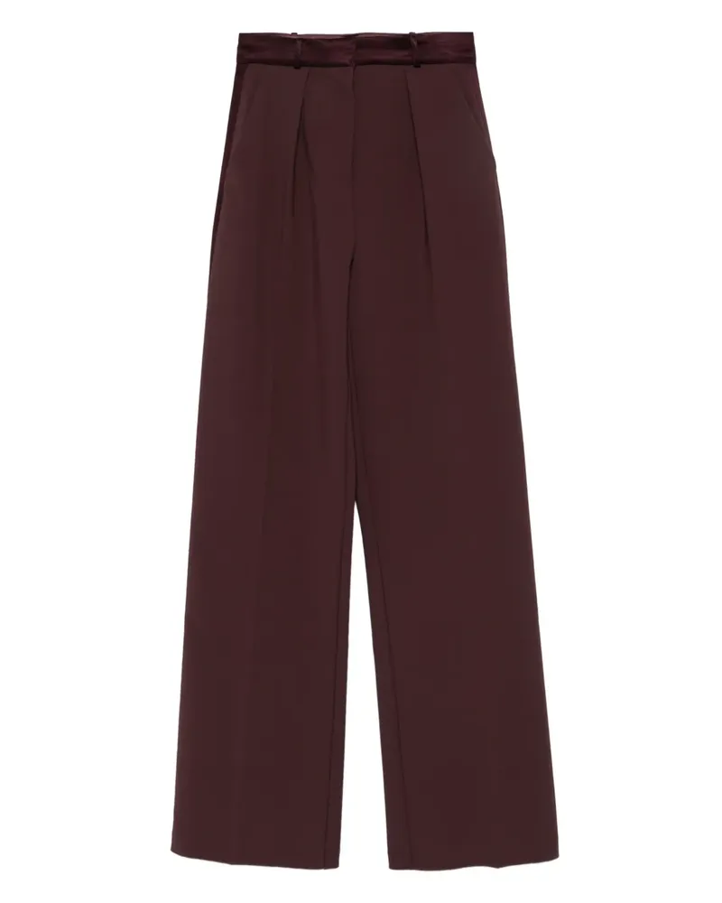 Elisabetta Franchi Plissierte Hose - Violett Violett
