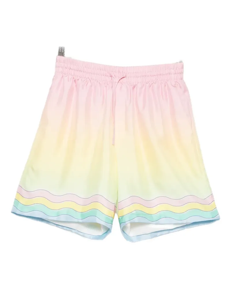 Casablanca Paris gradient wavy-print shorts - Gelb Gelb