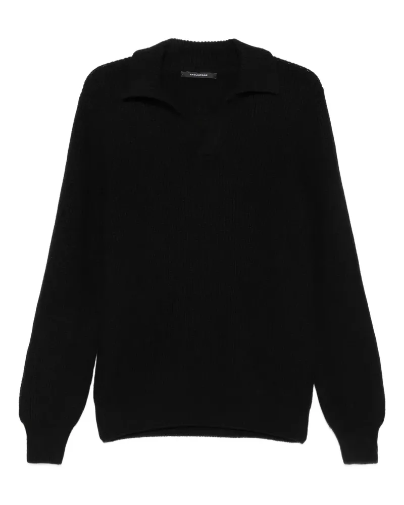 Tagliatore Pullover mit Polokragen - Schwarz Schwarz