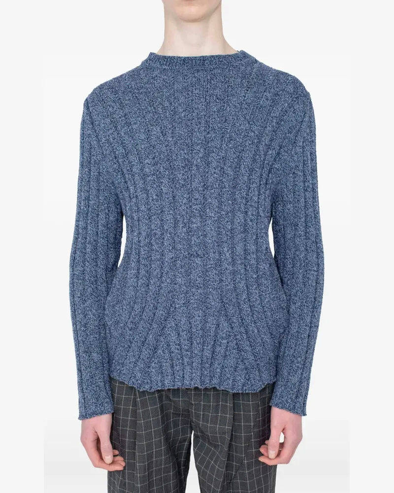 KIKO KOSTADINOV Kada ribbed-knit sweater - Blau Blau