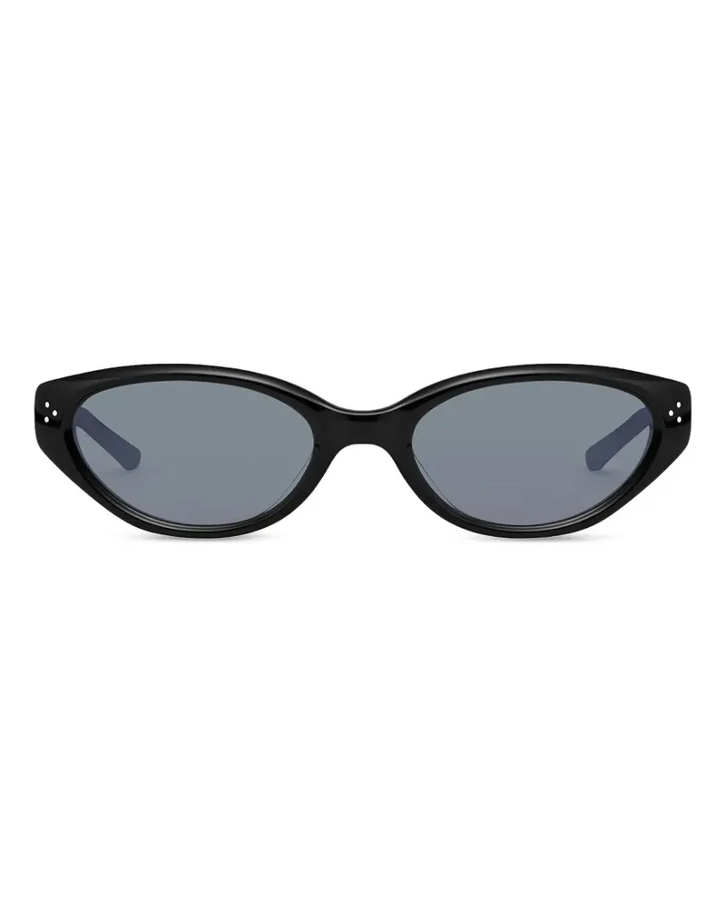 Gentle Monster Vanilla 01 Sonnenbrille mit Verzierung - Schwarz Schwarz