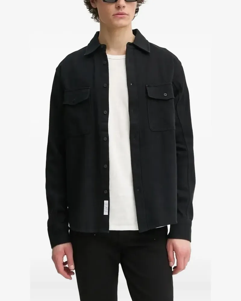 Rag & Bone Langärmeliges Hemd - Schwarz Schwarz