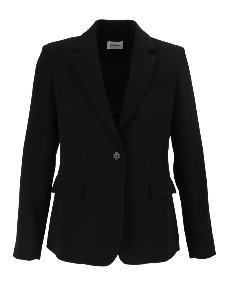 P.A.R.O.S.H. P.A.R.O H. single-breasted blazer - Schwarz Schwarz