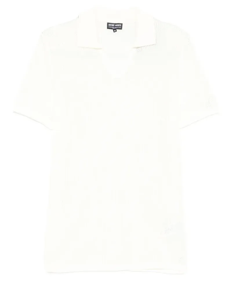 Antony Morato V-neck knit T-shirt - Weiß Weiß