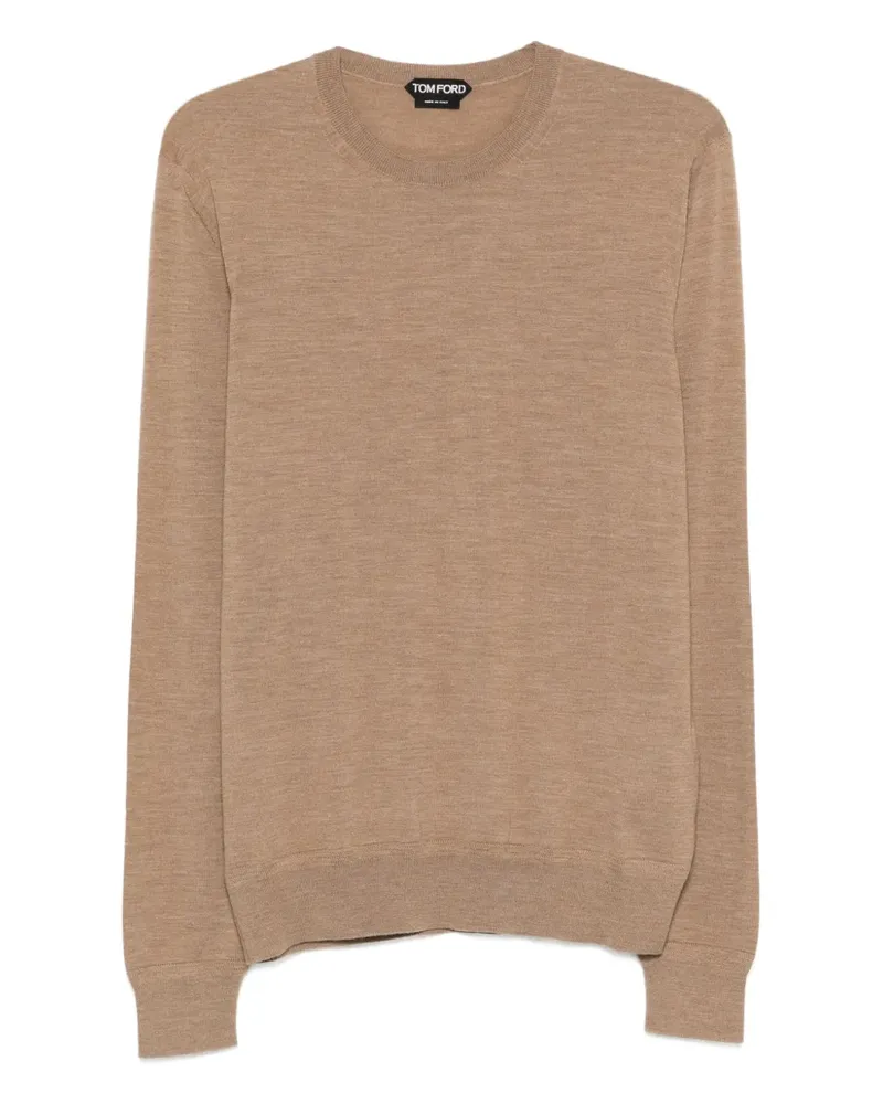 Tom Ford Pullover mit rundem Ausschnitt - Braun Braun