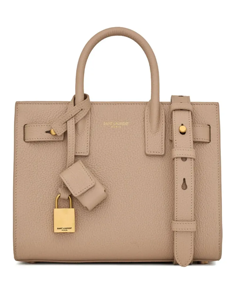 Saint Laurent Sac de Jour Handtasche - Nude Nude