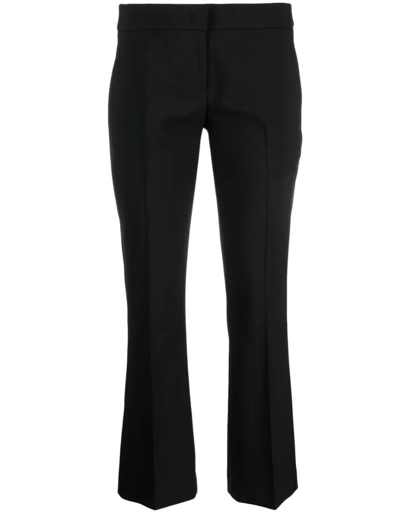 Blumarine Tief sitzende Cropped-Hose - Schwarz Schwarz
