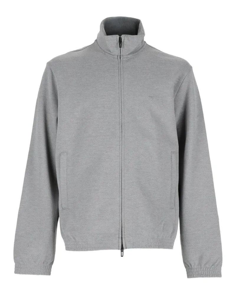 Emporio Armani Travel Essential Sportjacke mit Stehkragen - Grau Grau