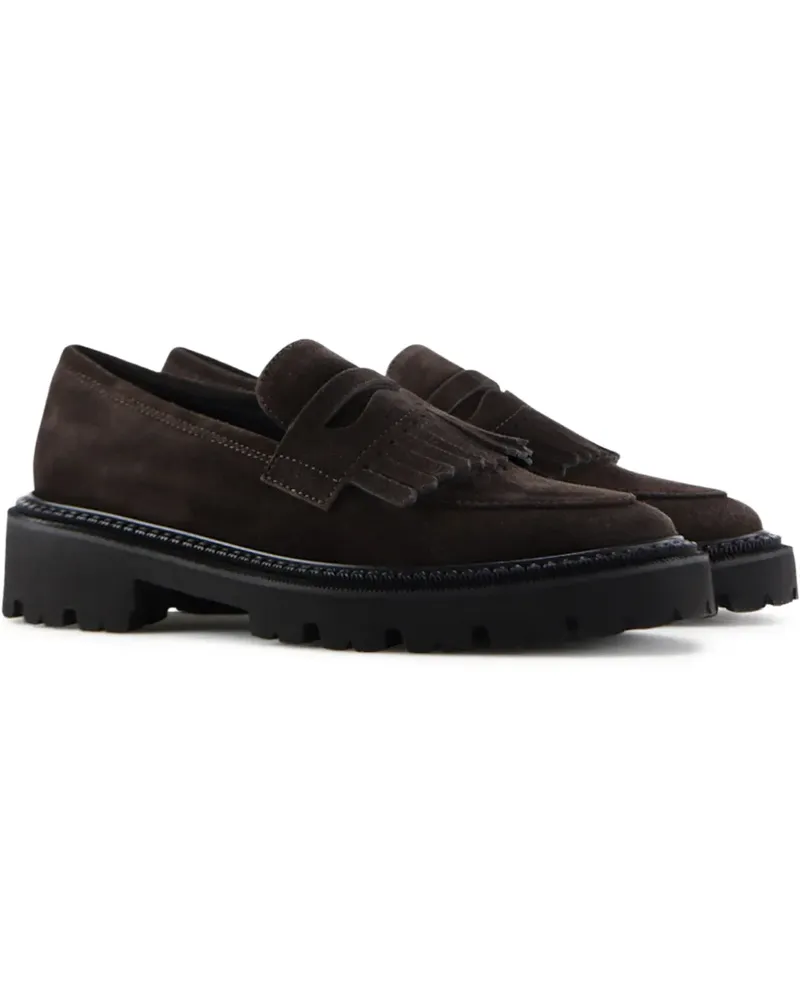 NOTABENE Loafer mit Zierlasche - Braun Braun