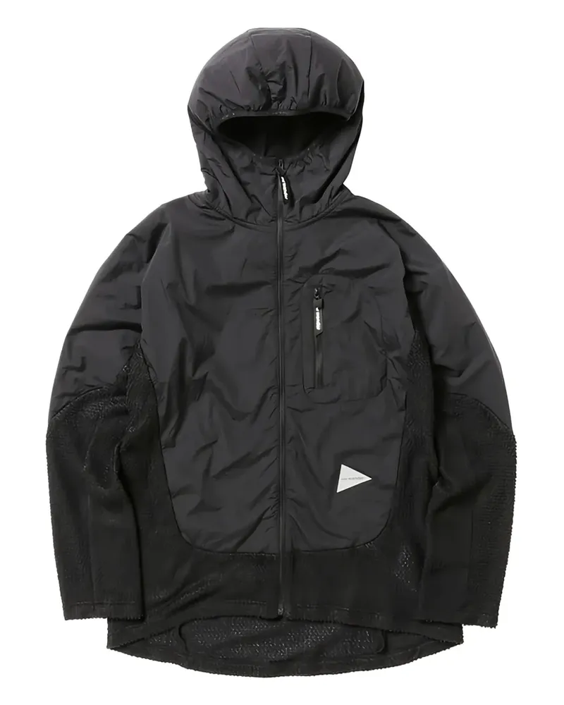 and wander Alpha Direct Kapuzenjacke - Schwarz Schwarz