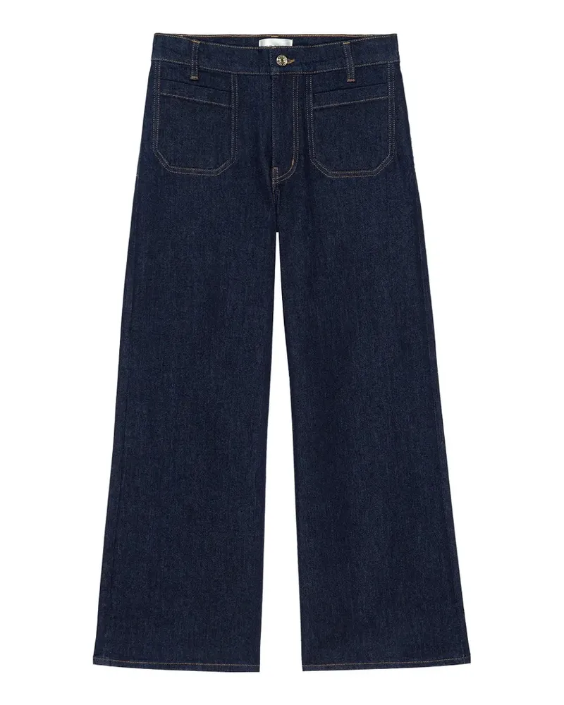 Frame Denim Le Slim Palazzo Modernist Pocket Jeans - Blau Blau