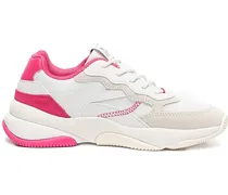 Sneakers mit Einsätzen - Rosa